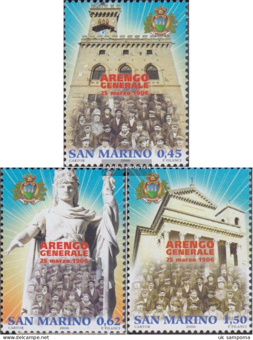 San Marino 2246-2248 (complete Issue) Unmounted Mint / Never Hinged 2006 Familienoberhäupterversammlung - Unused Stamps