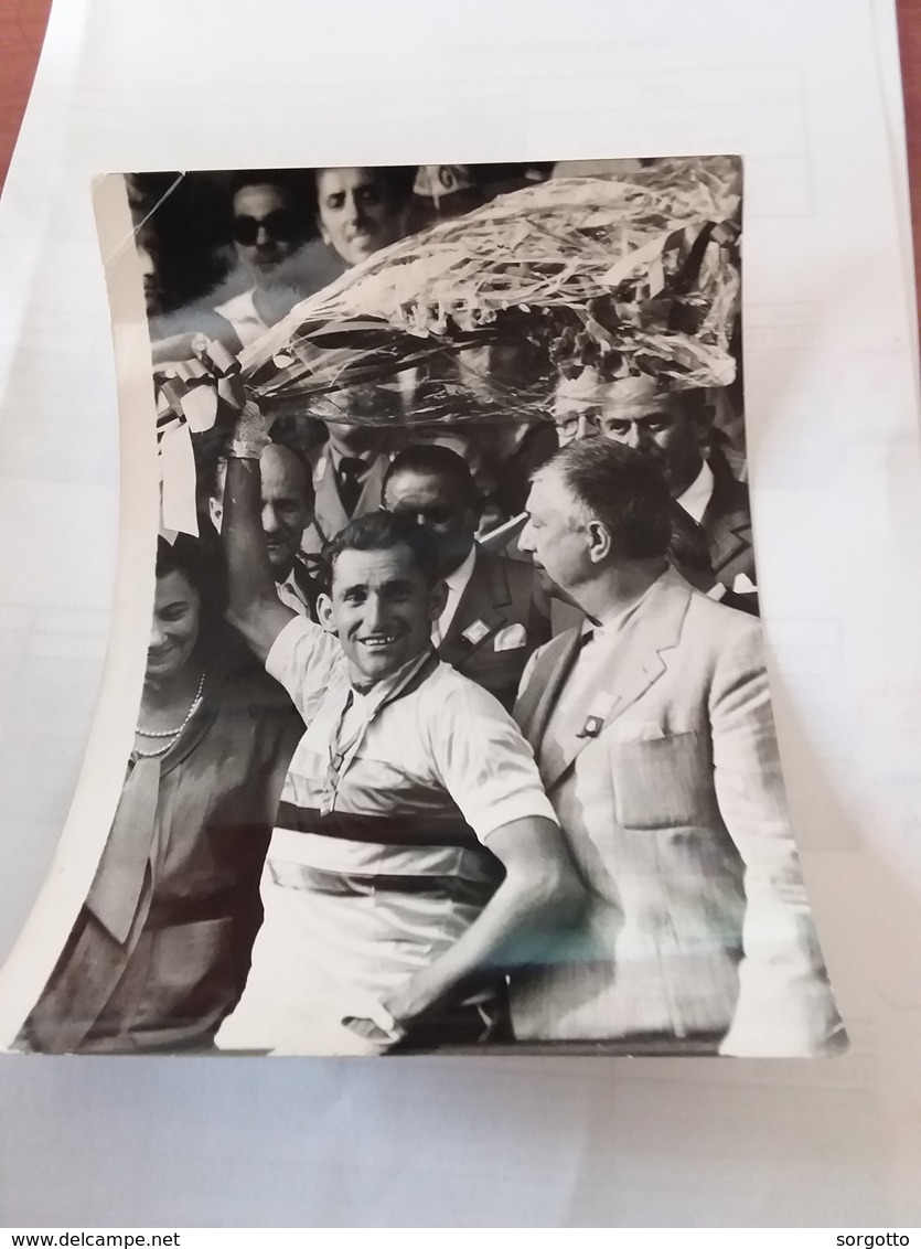 FOTOGRAFIA ORIGINALE STABLINSKI CAMPIONE DEL MONDO CICLISMO 1962 SALò ITALIA - Ciclismo