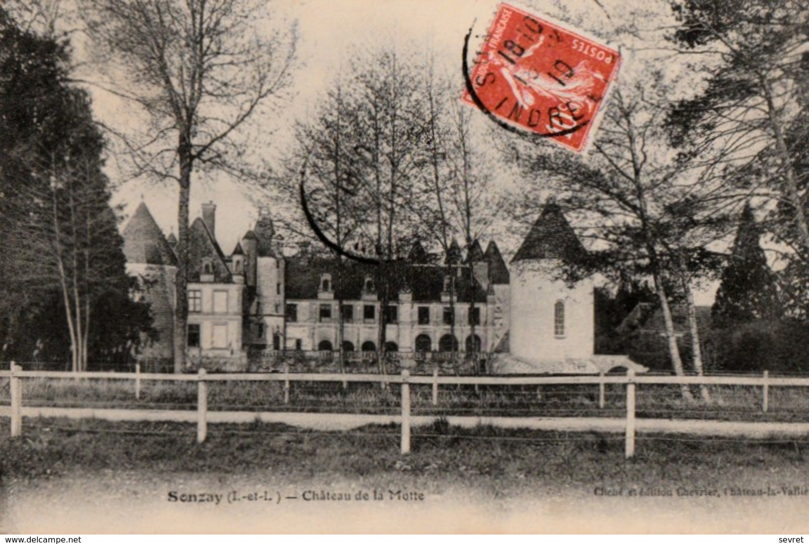 SONZAY  - Château De La Motte . Cliché Rare - Autres & Non Classés