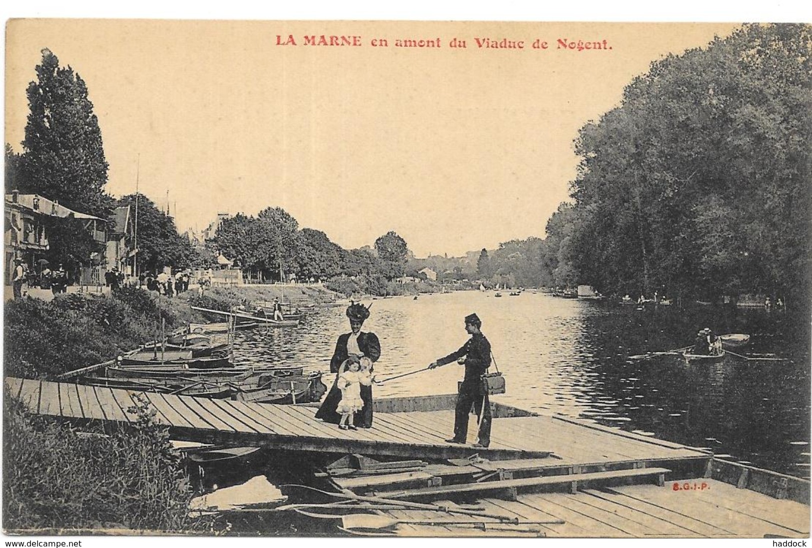 LA MARNE EN AMONT DU VIADUC DE NOGENT - Other & Unclassified