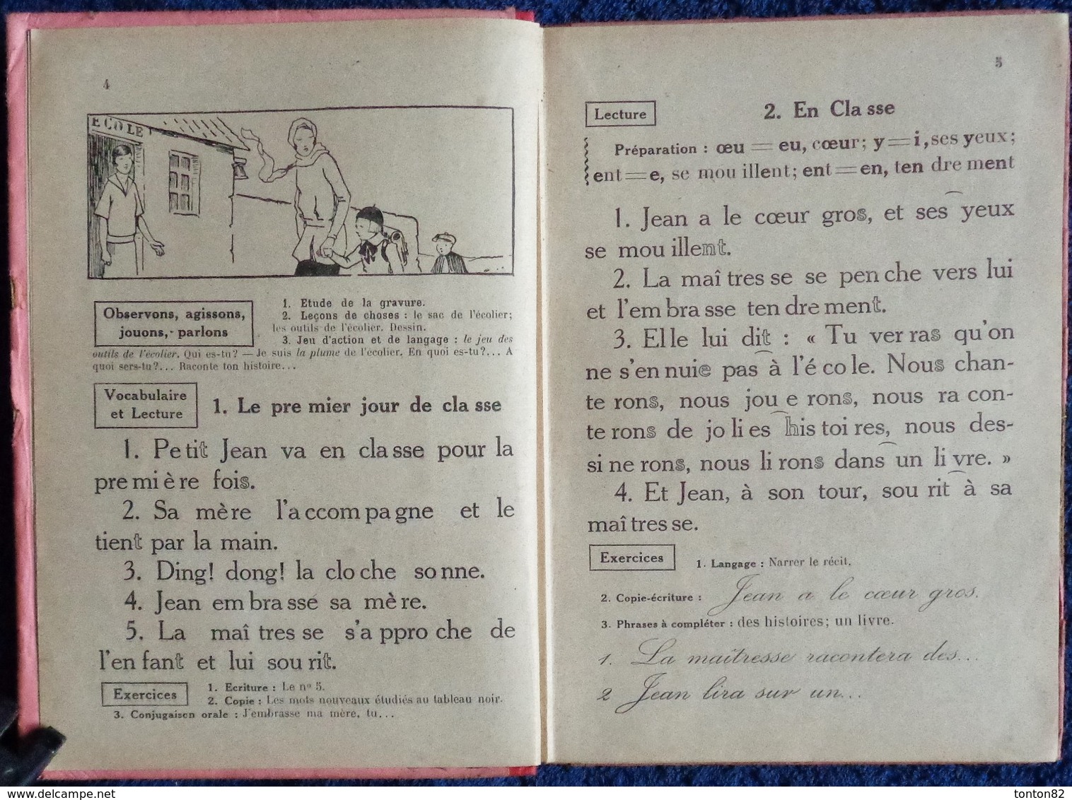 A. Souché - La Lecture Et Le Français Des Petits - C.P. - Fernand Nathan, Éditeur - ( 1927 ) . - 6-12 Ans