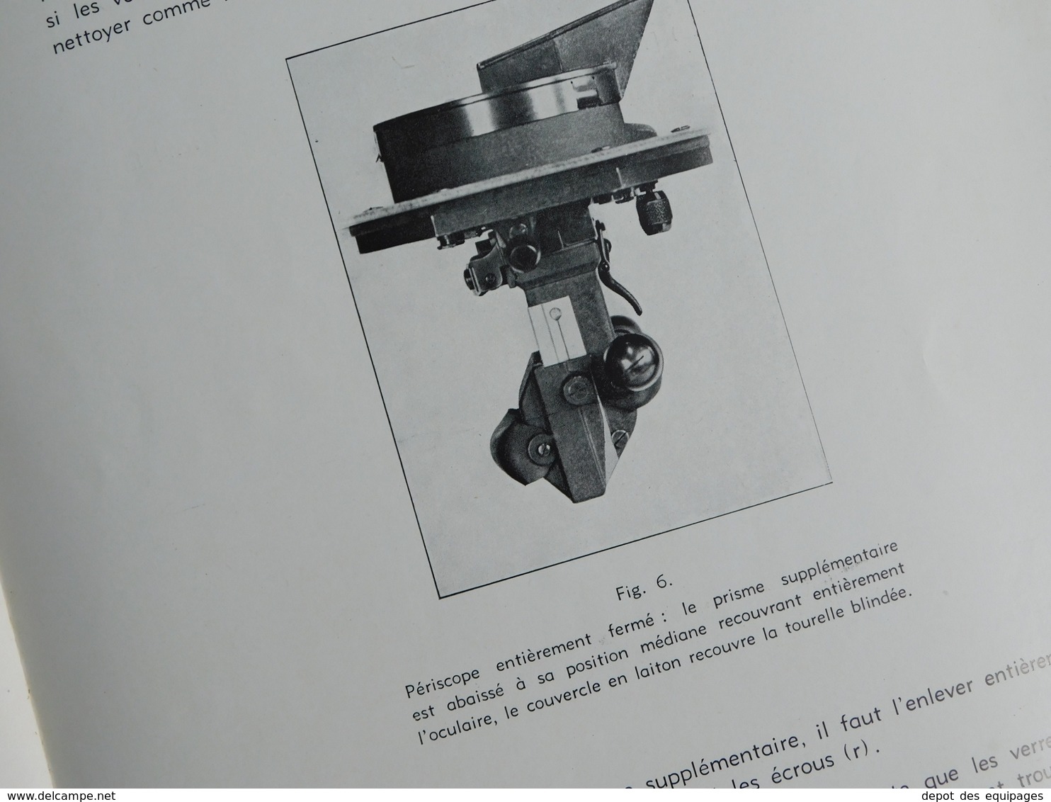 MANUEL PERISCOPE POUR CHAR DE COMBAT - B.B.T. KRAUSS