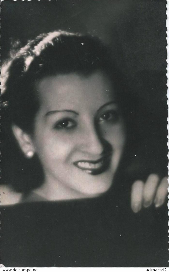 X686 - THEATER TEATRO - Actriz Argentina MARUJA ROIG - Photo Postcard 1940' - Teatro