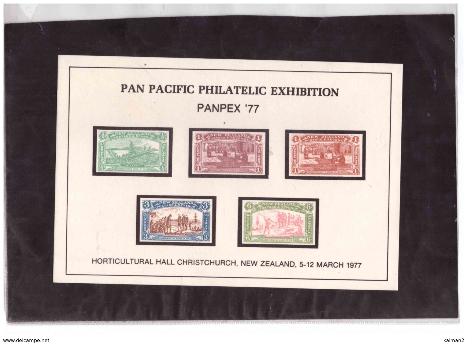 A42   -  NEW ZEALAND  - PAN PACIFIC PHILATELIC  EXIBITION - Abarten Und Kuriositäten