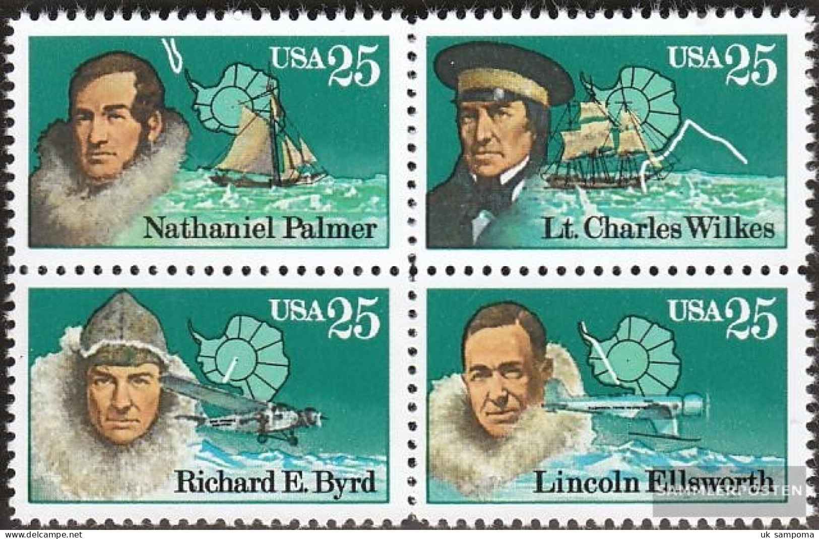 U.S. 2004-2007 Block Of Four (complete Issue) Unmounted Mint / Never Hinged 1988 Antarctica-Researchers - Nuevos