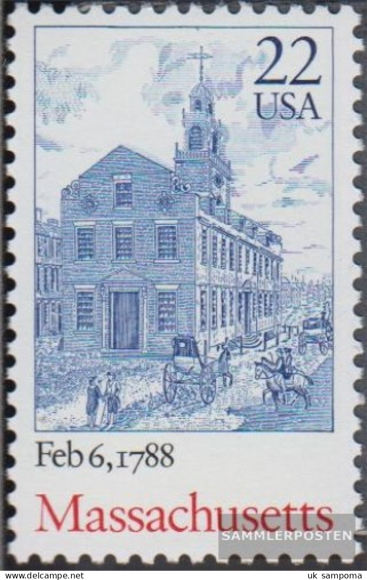 U.S. 1969 (complete Issue) Unmounted Mint / Never Hinged 1988 Constitution Massachusetts - Ongebruikt