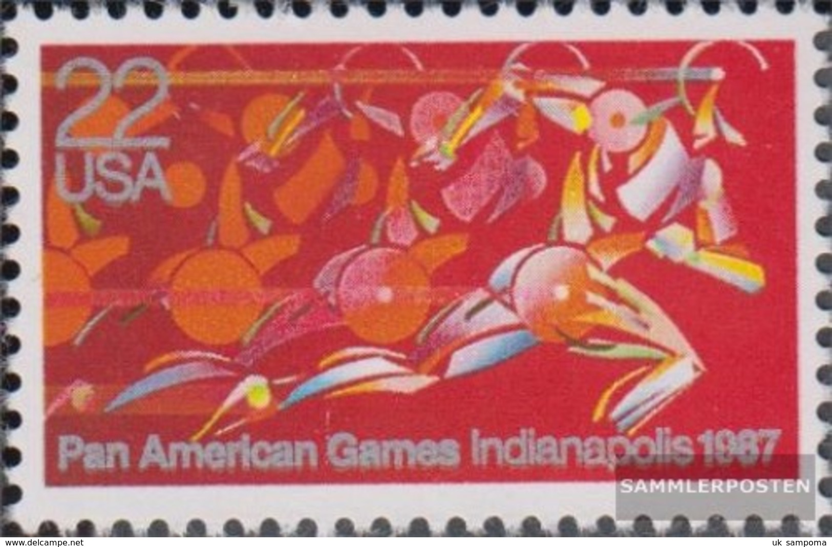 U.S. 1863 (complete Issue) Unmounted Mint / Never Hinged 1987 Pan American Games - Unused Stamps