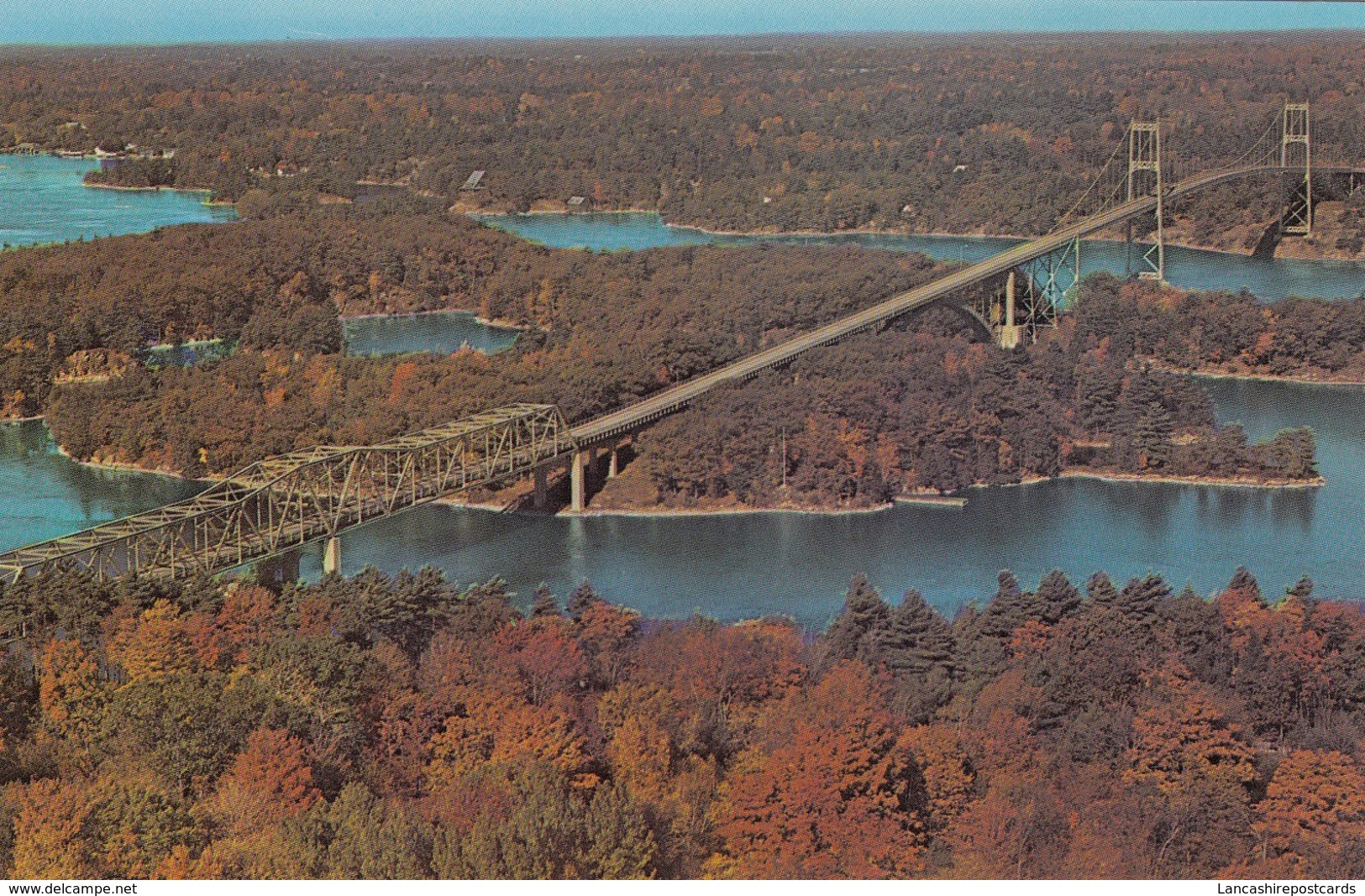Postcard Ivy Lea Bridge 1000 Islands Ontario Canada My Ref  B12938 - Thousand Islands