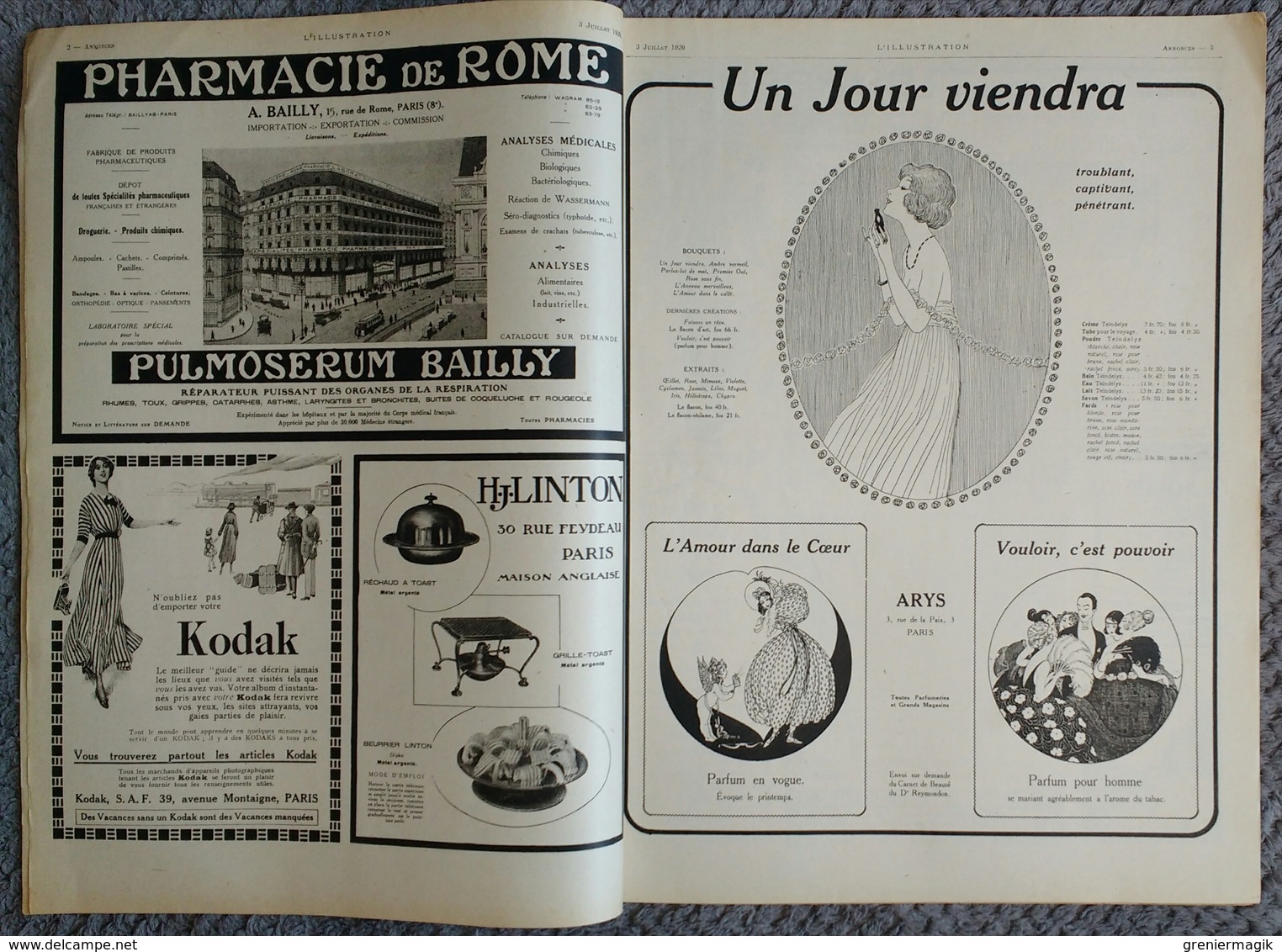 L'Illustration 4035 3 Juillet 1920 Sahara Mort Du Général Laperrine/Siam/Maroc/Révélations De Von Kluk/Hippisme Paris - L'Illustration