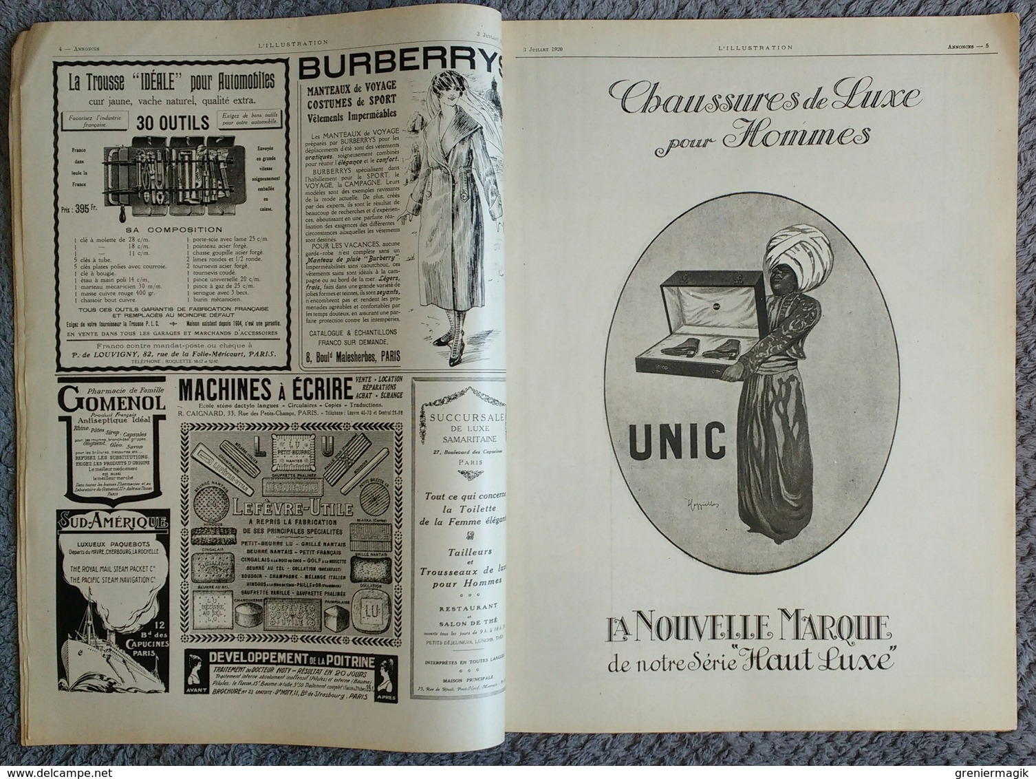 L'Illustration 4035 3 Juillet 1920 Sahara Mort Du Général Laperrine/Siam/Maroc/Révélations De Von Kluk/Hippisme Paris - L'Illustration