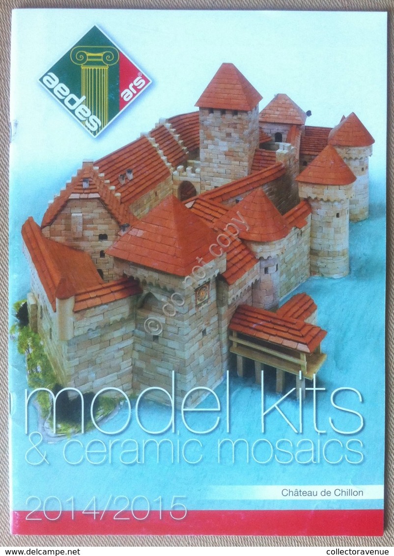 Catalogo Aedes Ars Model Kits Ceramic Mosaics - 2014 - Die Cast Modellino - Altri & Non Classificati