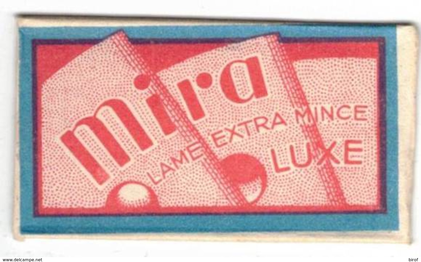 LAMETTA DA BARBA - MIRA  LUXE  -   ANNO ? - - Lamette Da Barba