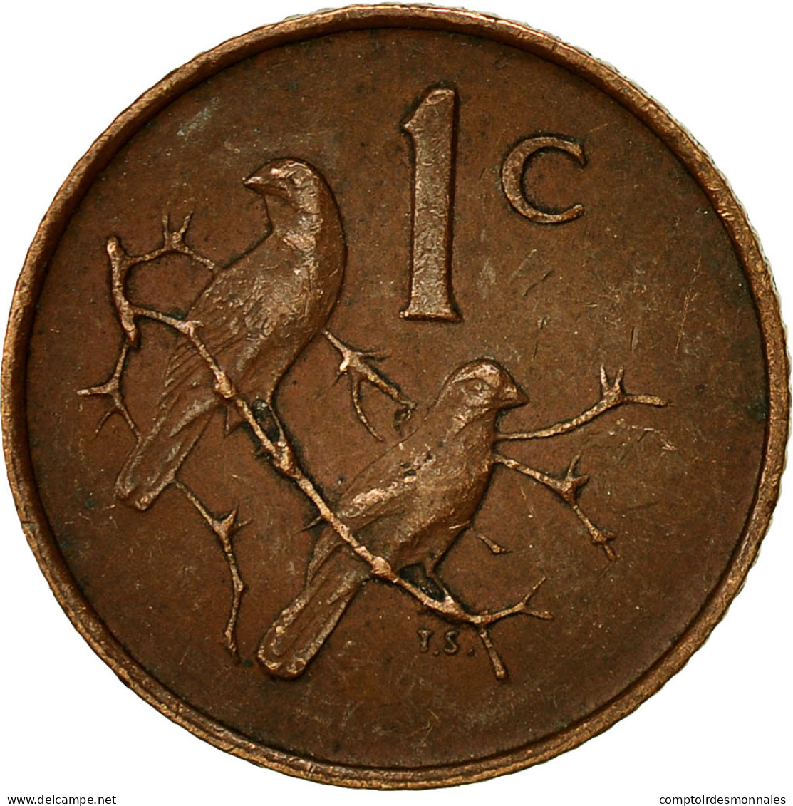 Monnaie, Afrique Du Sud, Cent, 1967, TTB, Bronze, KM:65.1 - Afrique Du Sud