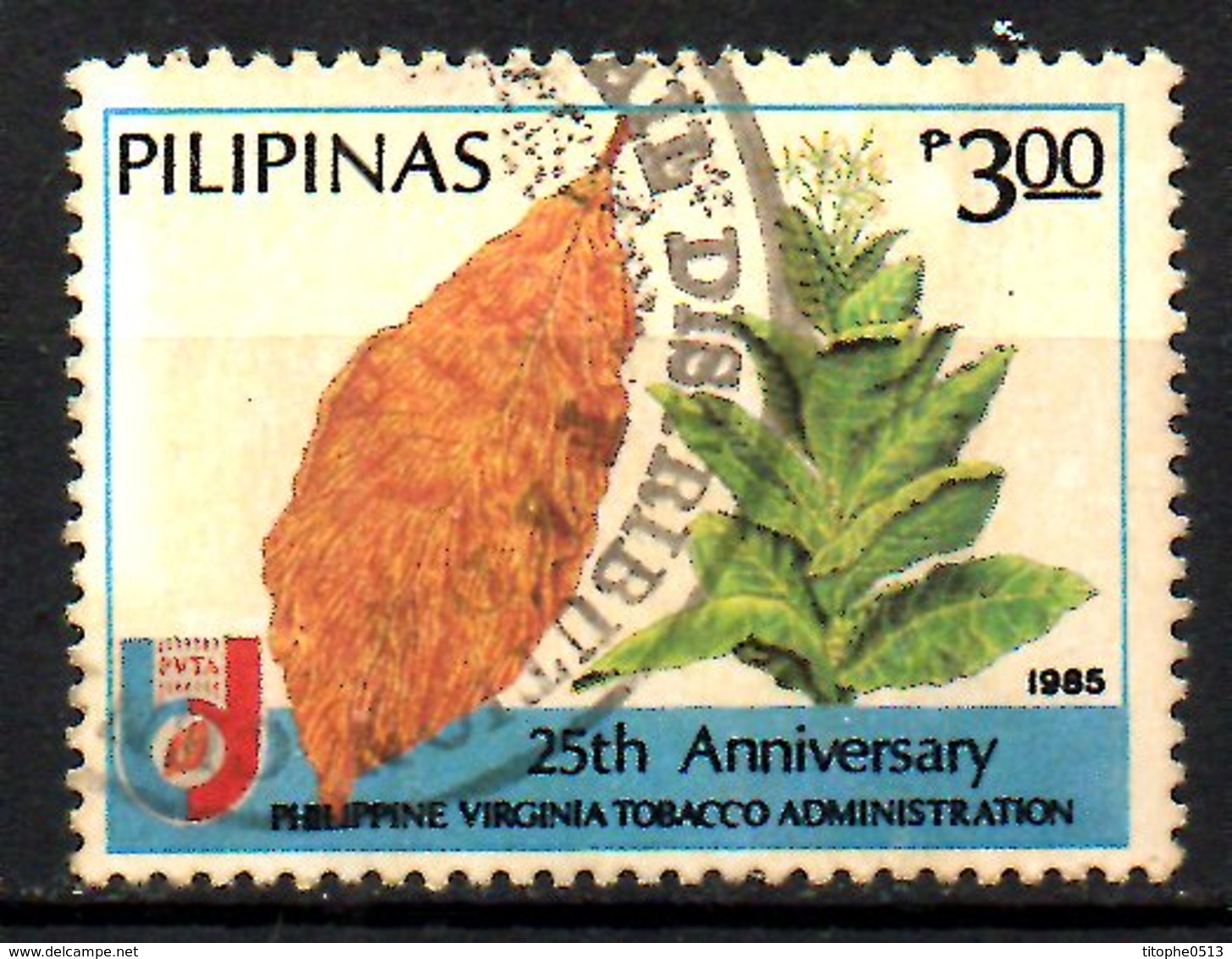 PHILIPPINES. N°1433 Oblitéré De 1985. Tabac. - Tobacco