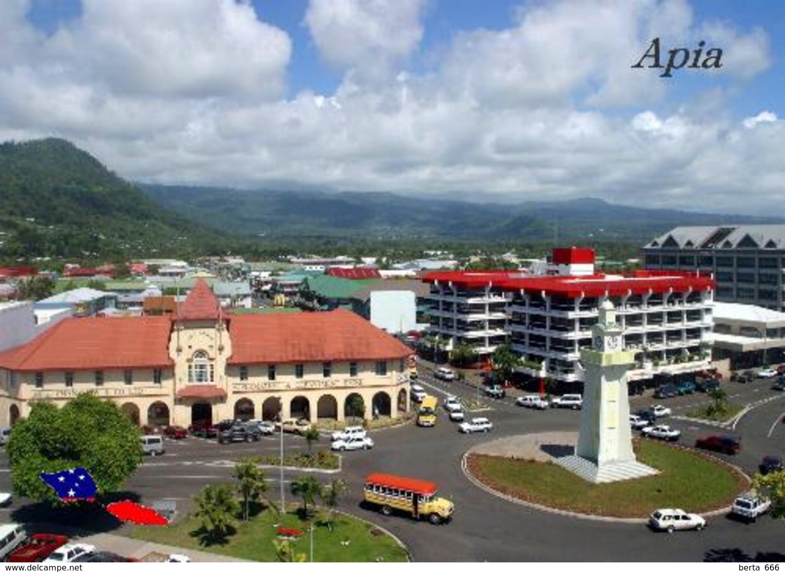 Samoa Apia Clock Tower New Postcard - Samoa