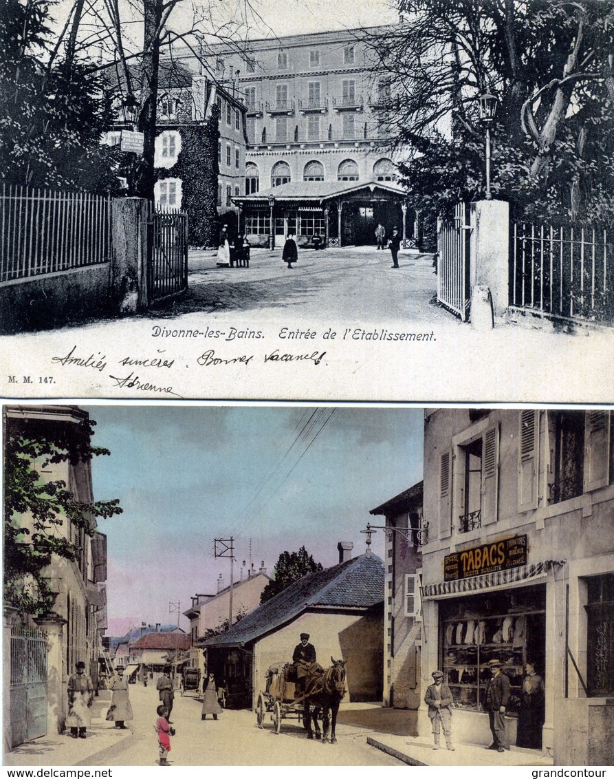 DIVONNE  2 CARTES - Divonne Les Bains