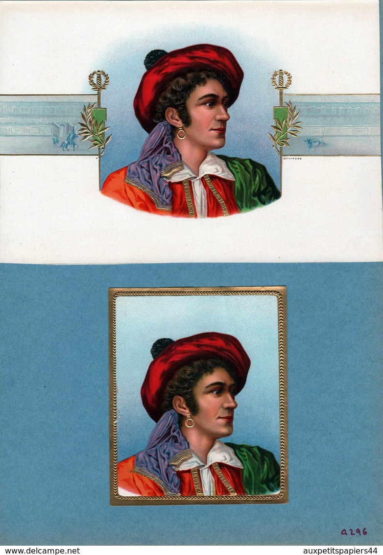 Collection 45 Anciennes étiquettes Dorées Gaufrées de Cigares Rosadora, Flor, Vigtoire, Esquisitos, Factoria, Diplomatic