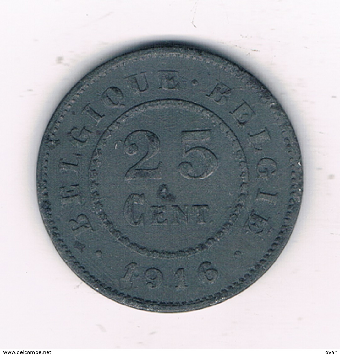 25 CENTIMES  1916   BELGIE /2383/ - 25 Cent