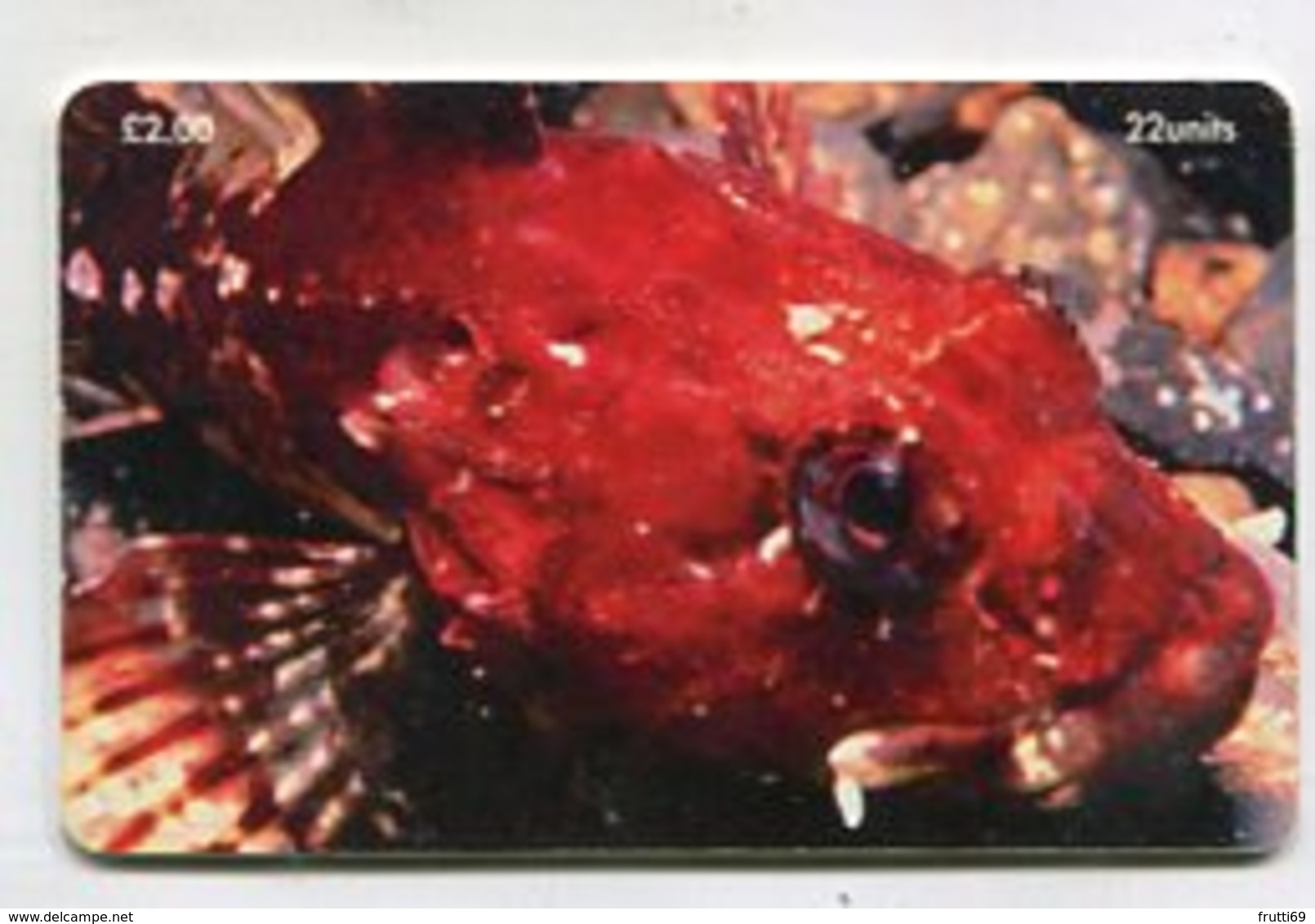 TK 00169 ISLE OF MAN - Chip Scorpion Fish - Isle Of Man