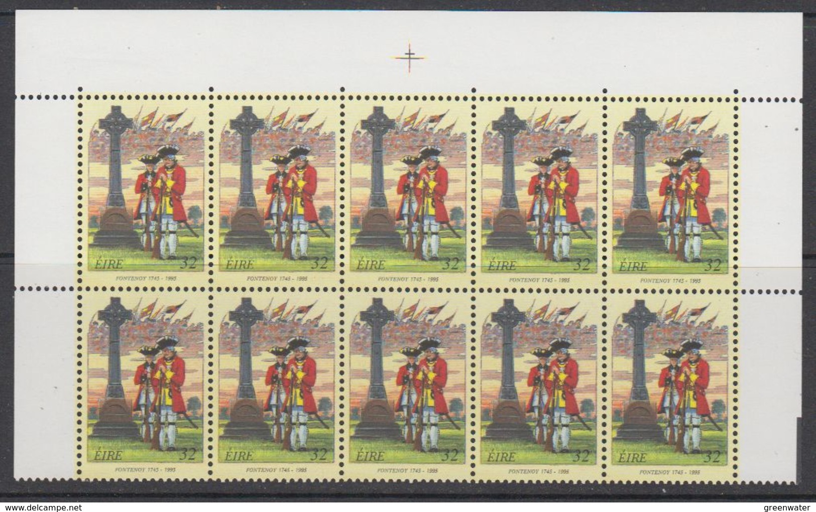 Ireland 1995 Fontenoy (joint Issue With Belgium) 1v 10x ** Mnh (42207A) - Ongebruikt