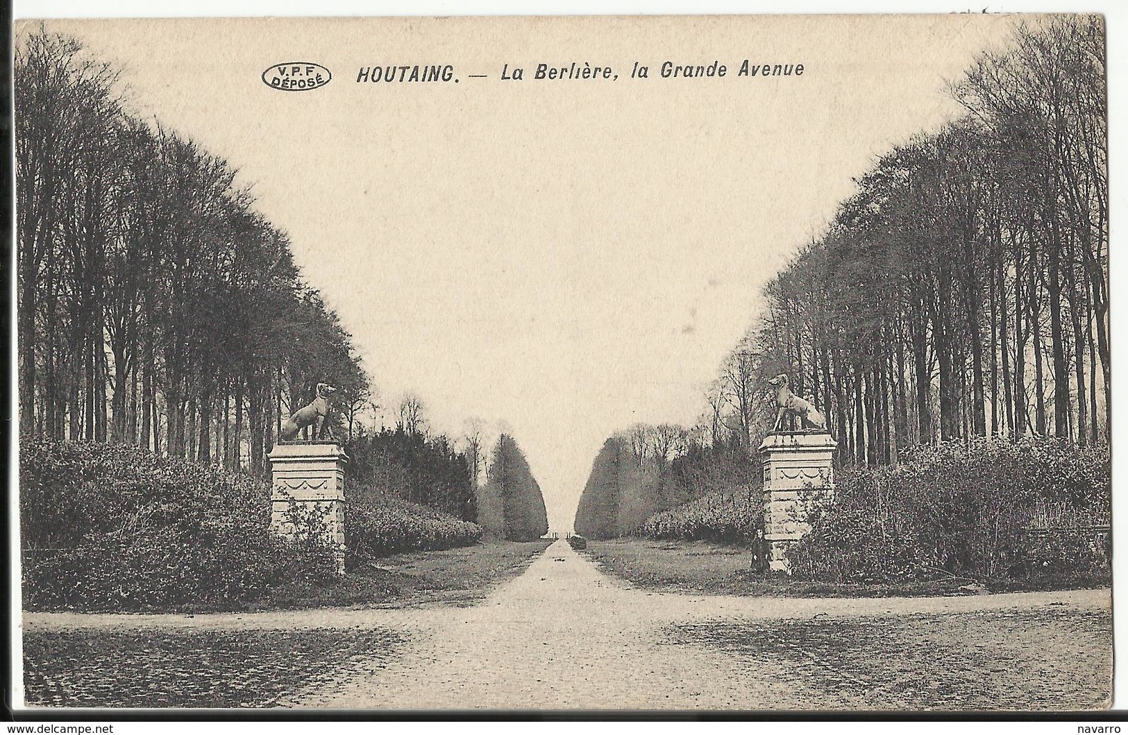 HOUTAING - La Berlière, La Grande Avenue (région ATH) 1913 - Ath