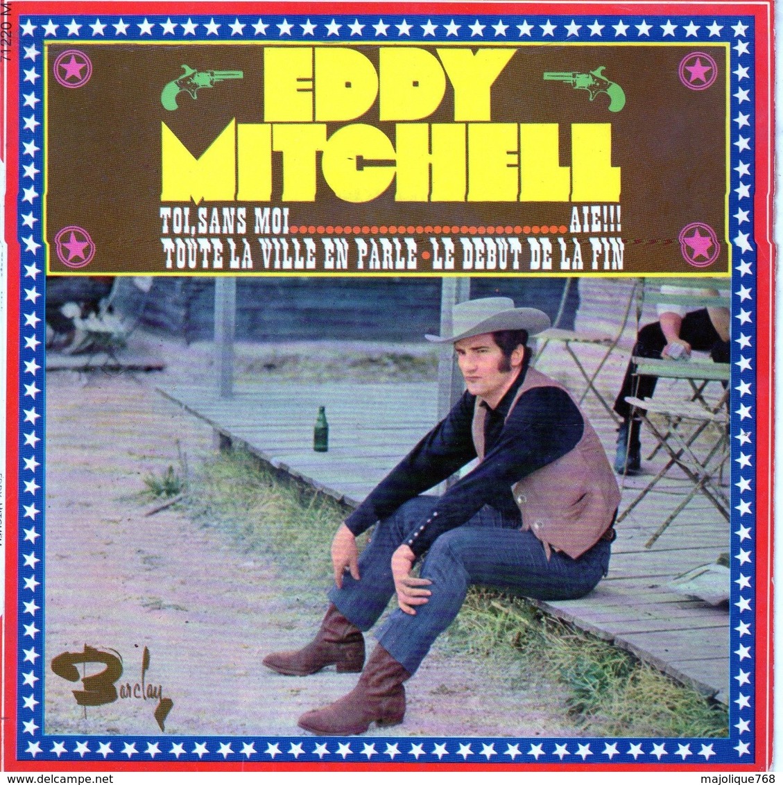 Disque Eddy Mitchell - Le Début De La Fin - Barclay 71220 - 1967 - - Rock