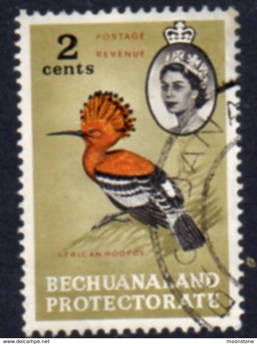 Bechuanaland Protectorate  QEII 1961 Definitives, 2c Hoopoe Bird Value, Used, SG 169 (BA2) - 1885-1964 Protectorat Du Bechuanaland