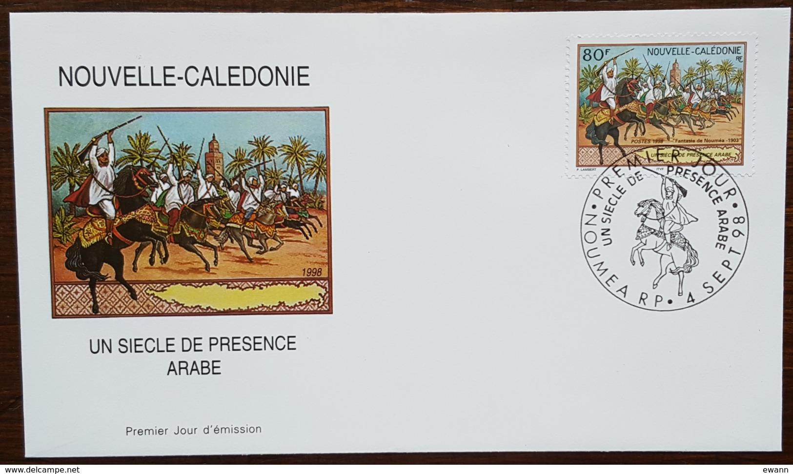 Nouvelle-Calédonie - FDC 1998 - YT N°763 - Un Siècle De Présence Arabe - FDC