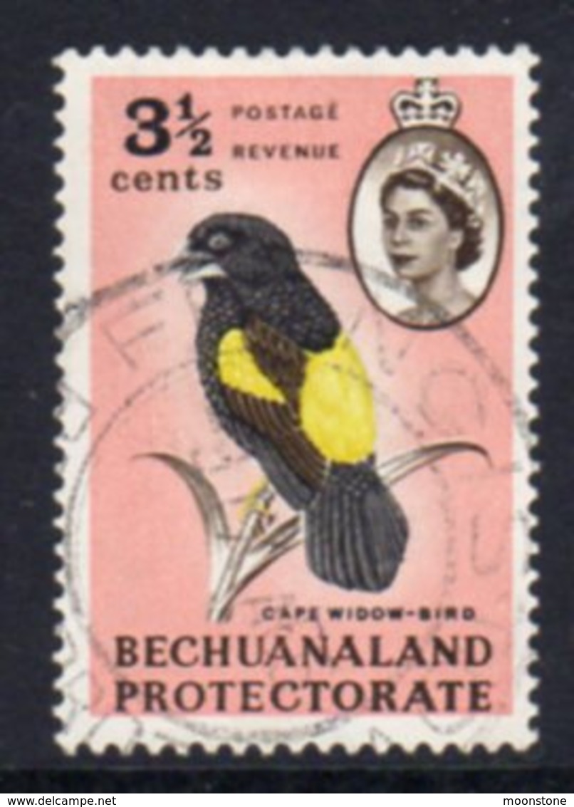 Bechuanaland Protectorate  QEII 1961 Definitives, 3½c Bishop Bird Value, Used, SG 171 (BA2) - 1885-1964 Protectorat Du Bechuanaland