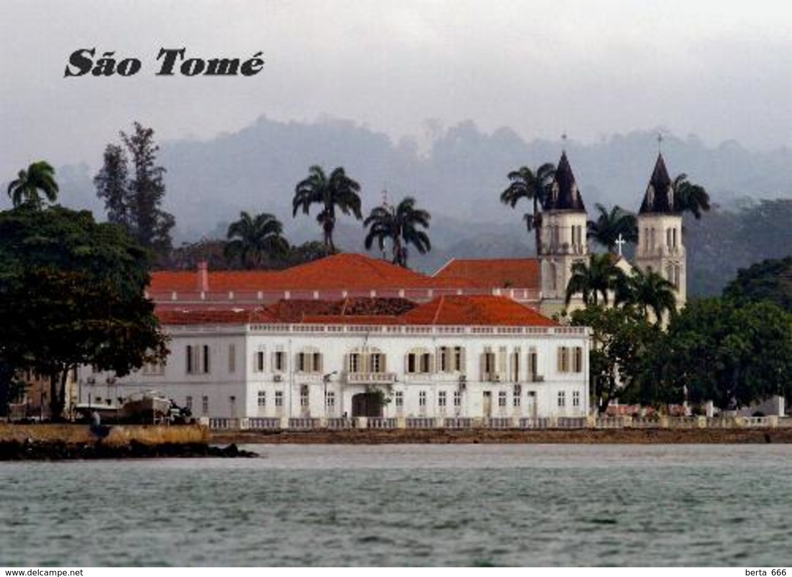 Sao Tome And Principe Sao Tome City Waterfront New Postcard - São Tomé Und Príncipe