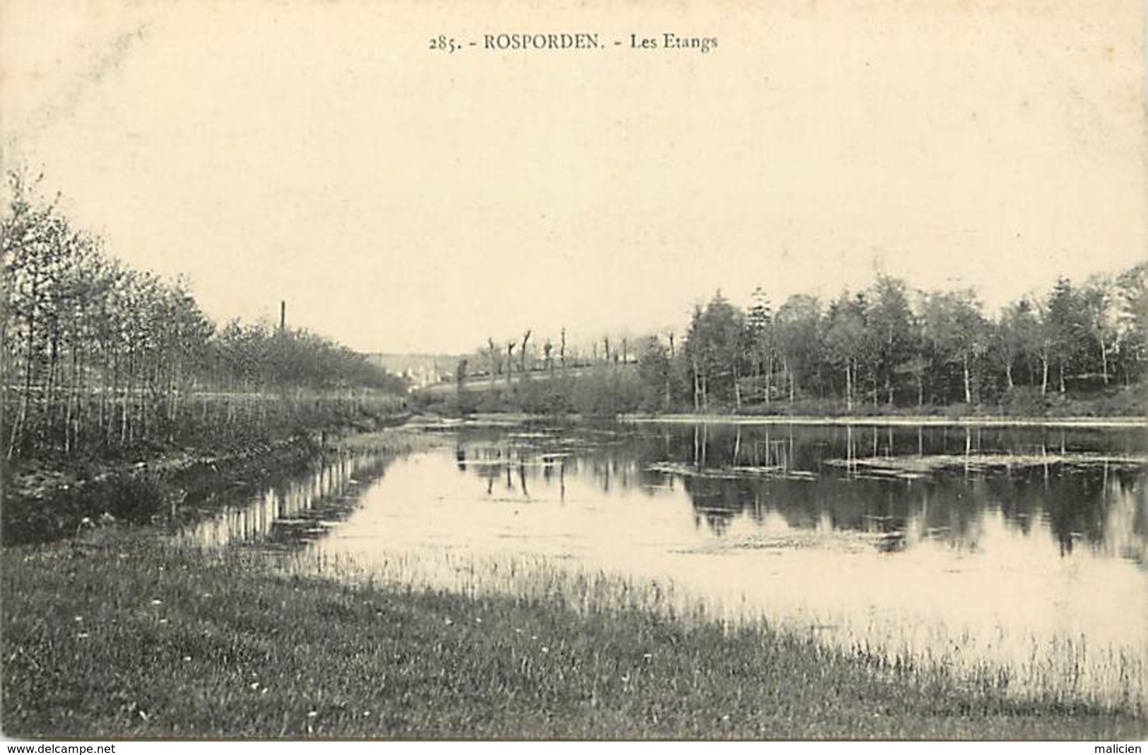 - Finistère -ref-E153-  Rosporden - Les Etangs - Etang - Carte Bon Etat - - Autres & Non Classés