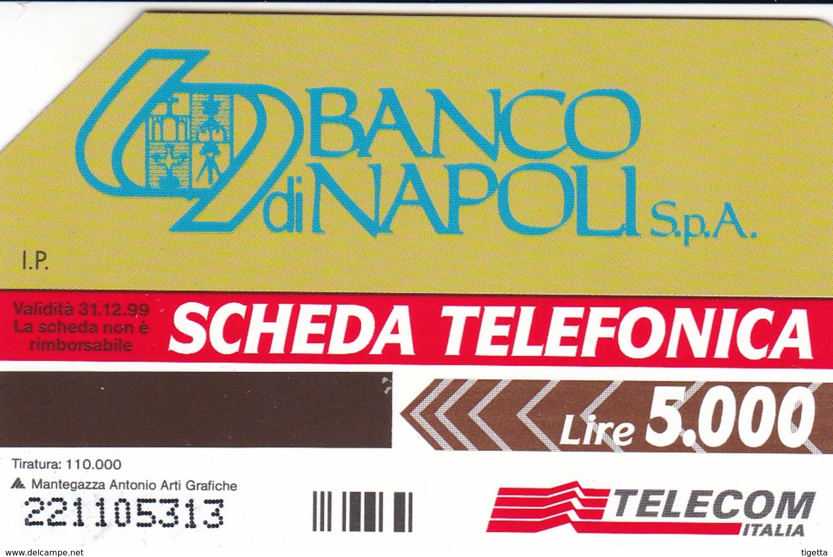 SCHEDA TELEFONICA  FESTA DEI QUATTRO ALTARI   SCADENZA 31/12/1999 USATA - Pubbliche Speciali O Commemorative