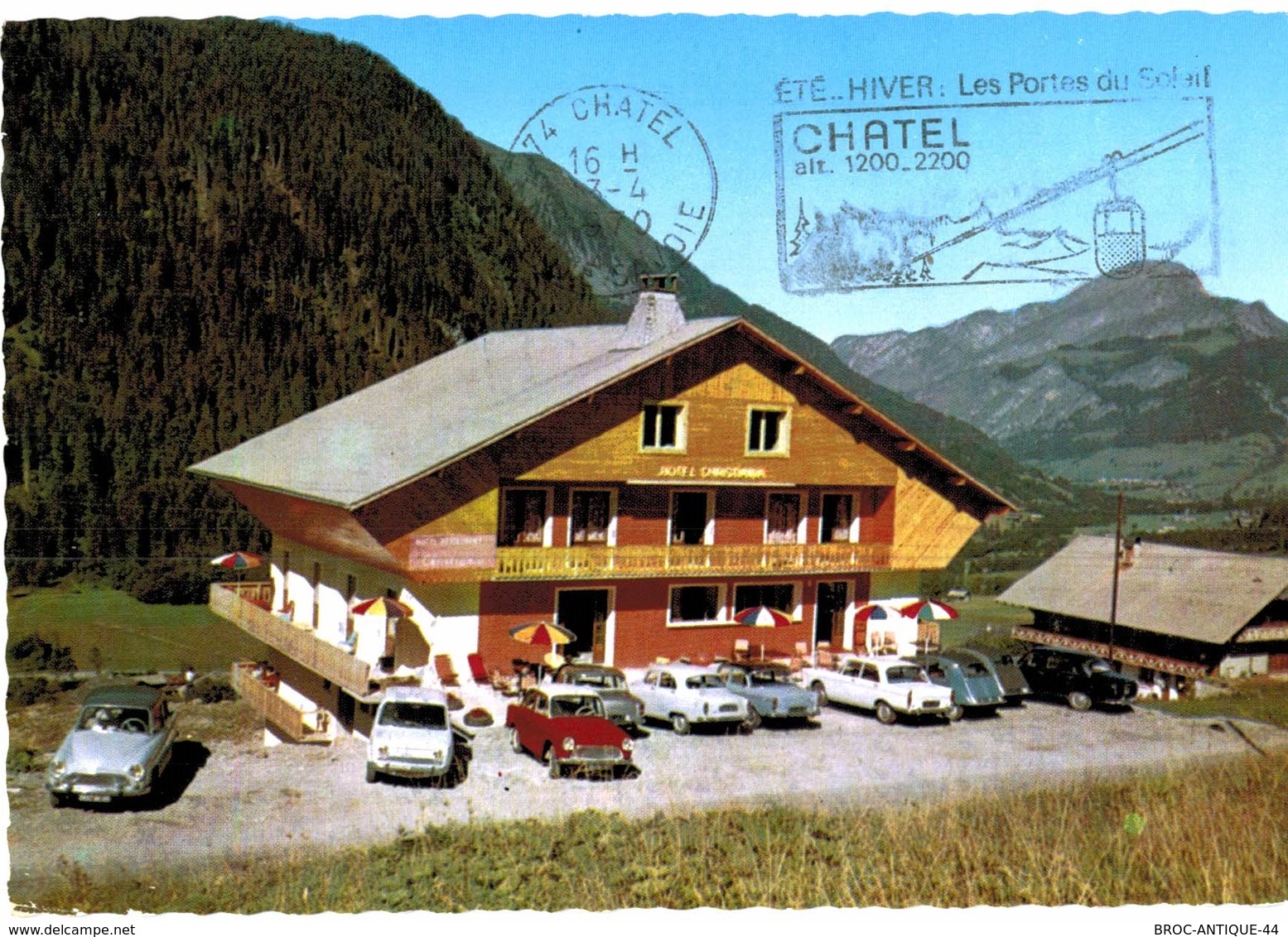 LOT N°1276 - LOT DE 65 CARTES DE CHATEL