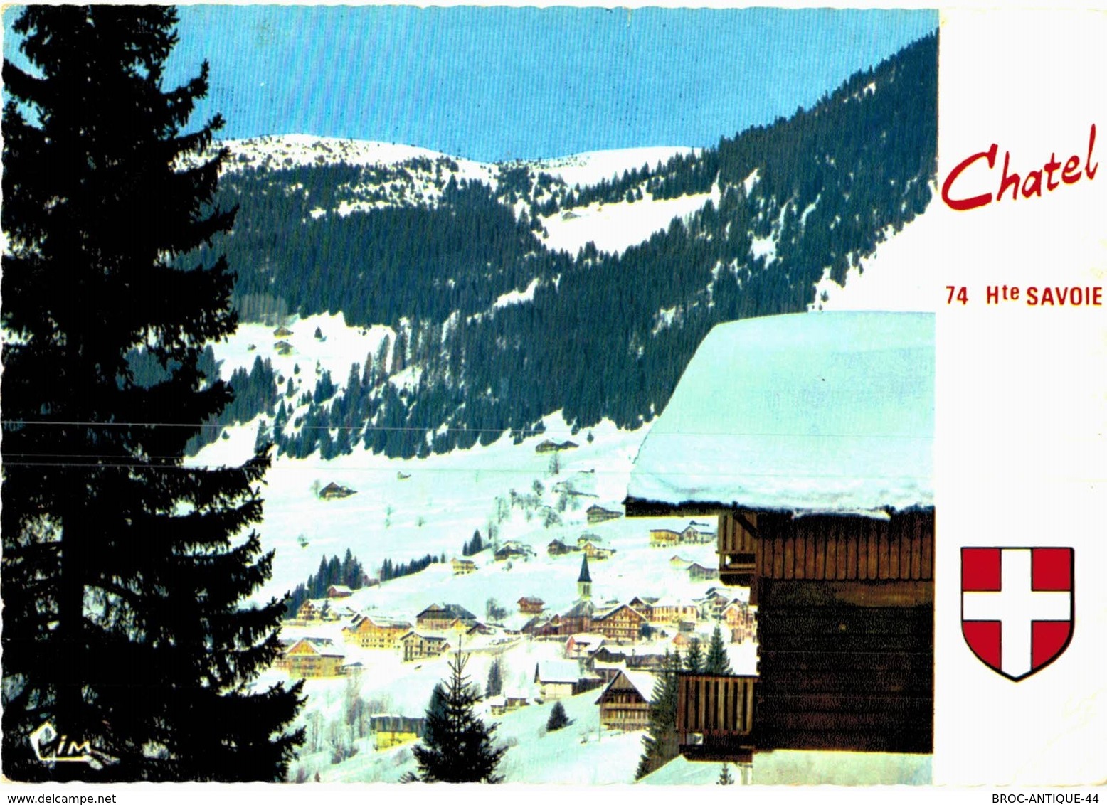 LOT N°1276 - LOT DE 65 CARTES DE CHATEL