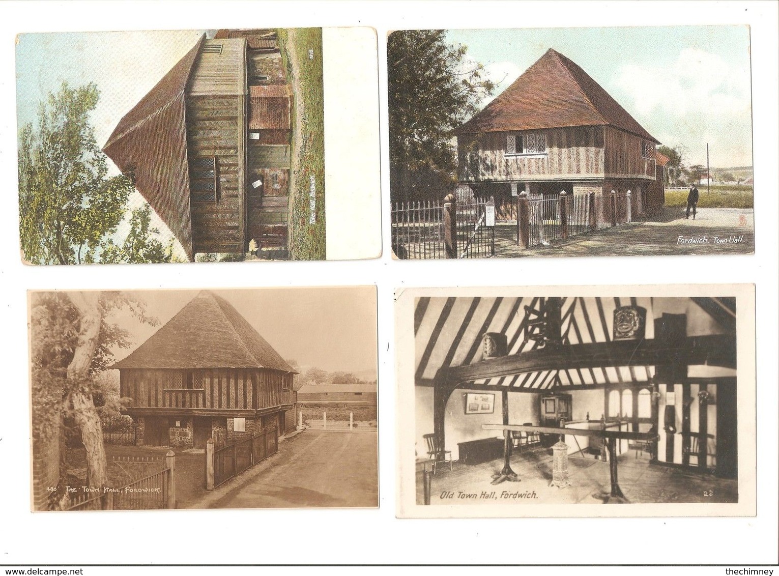 FOUR OLD POSTCARDS OF FORDWICH KENT - Other & Unclassified
