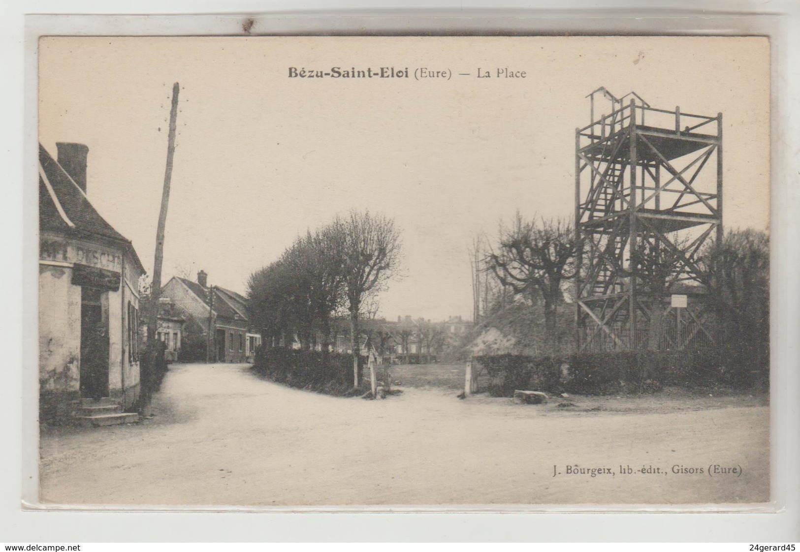 CPA BEZU SAINT ELOI (Eure) - La Place - Autres & Non Classés