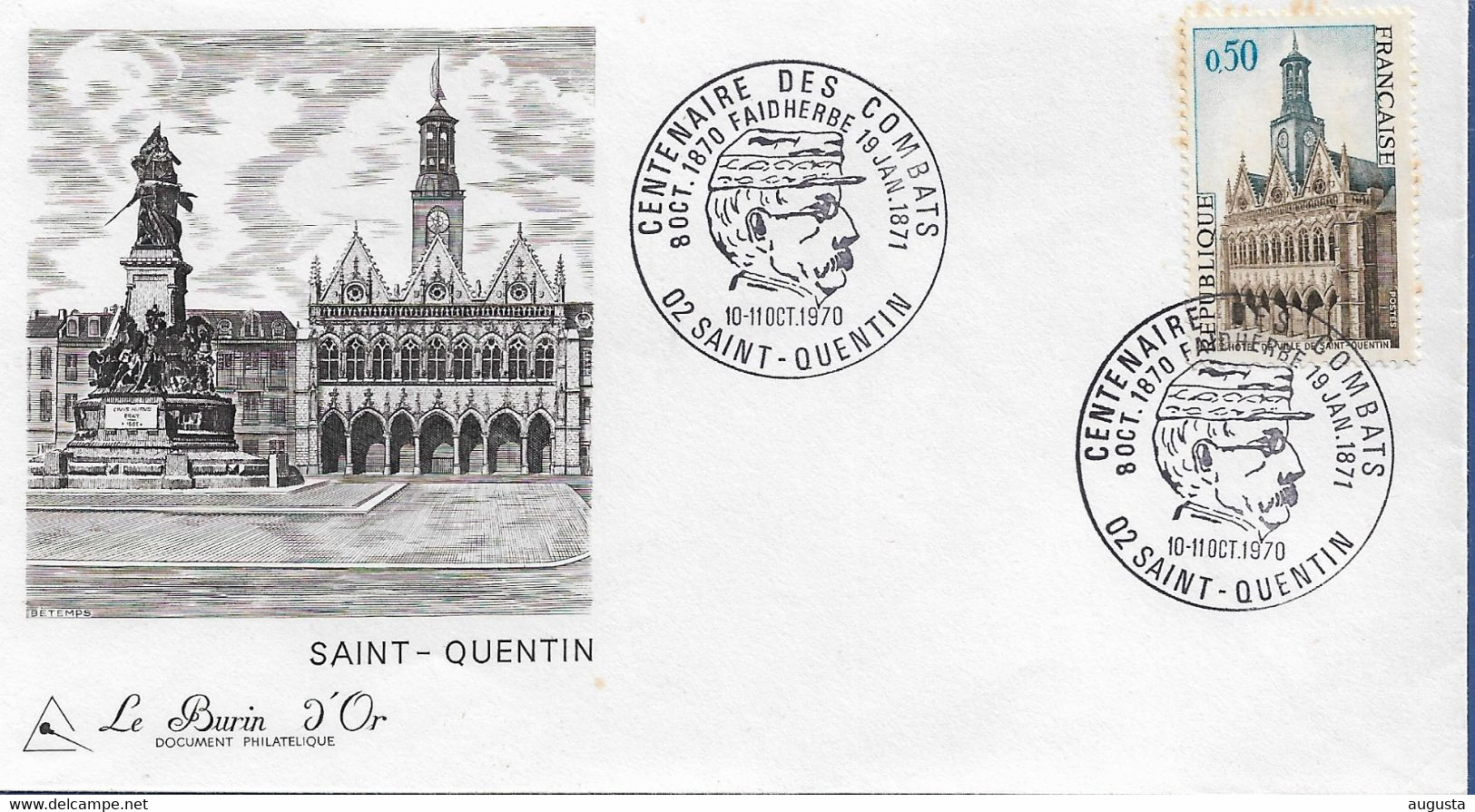 Saint-Quentin (02) - 7 Enveloppes Avec Timbre à Date évènementiel - 1961-....