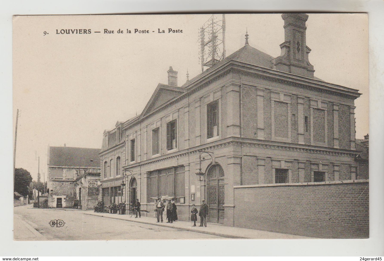 CPA LOUVIERS (Eure) - Rue De La Poste : La Poste - Louviers