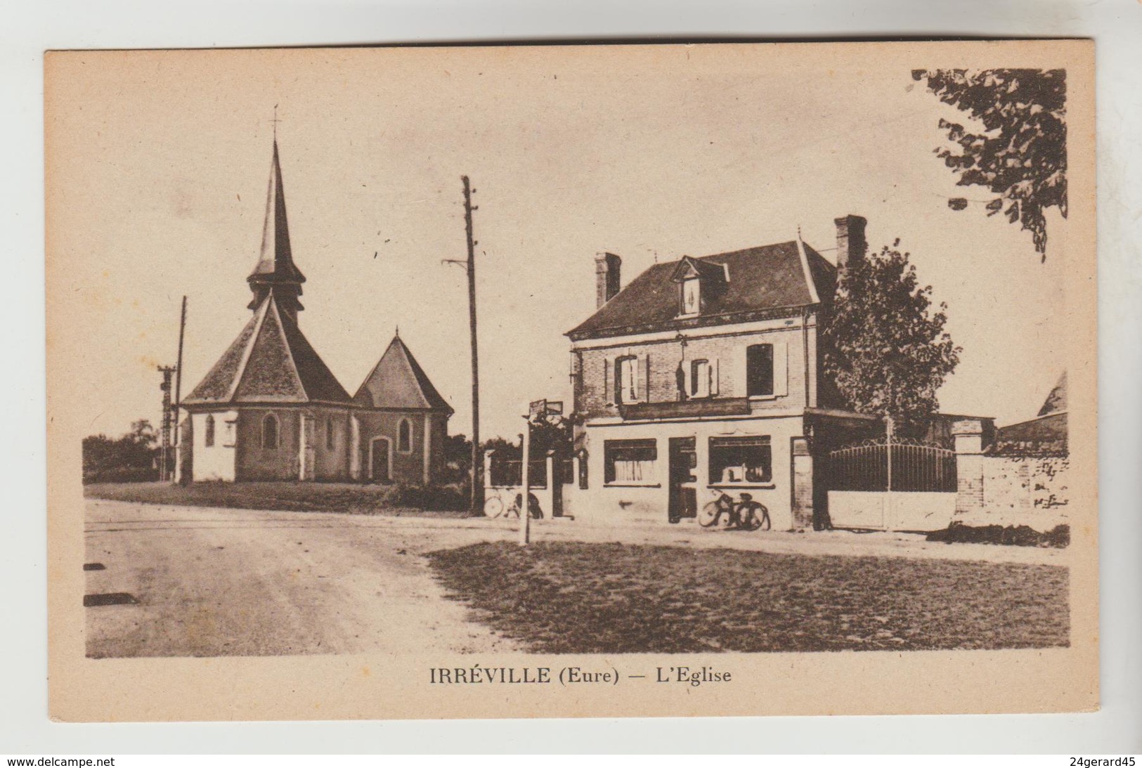 CPSM IRREVILLE (Eure) - L'Eglise - Autres & Non Classés