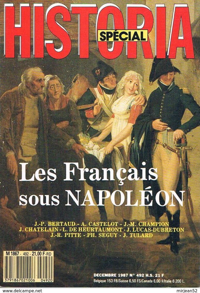 Historia - N°hs 492 - Les Francais Sous Napoléon - Les Francais Sous Napoléon - Histoire