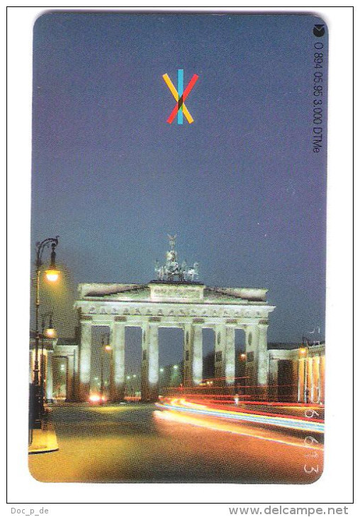 GERMANY  - O894  05/95 - Bank Gesellschaft Berlin - Brandenburger Tor  - Voll / Mint - O-Series: Kundenserie Vom Sammlerservice Ausgeschlossen