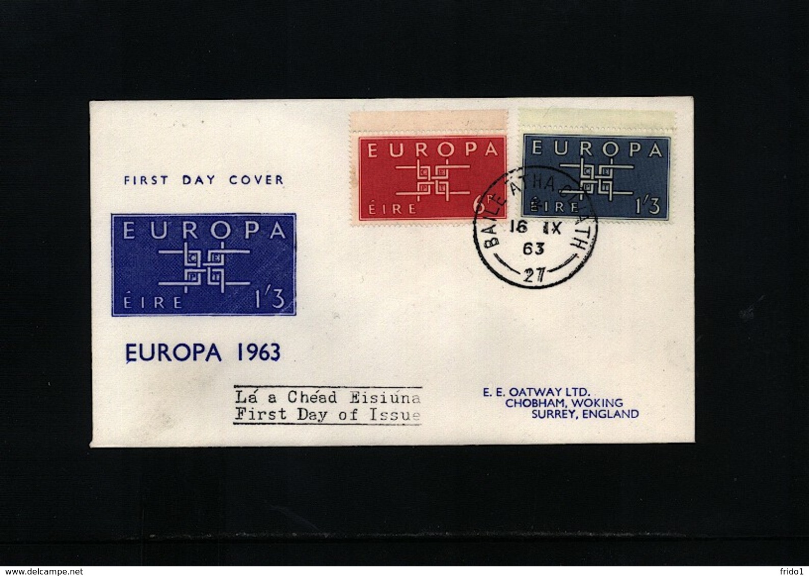 Ireland 1963 Europa Cept FDC - 1963