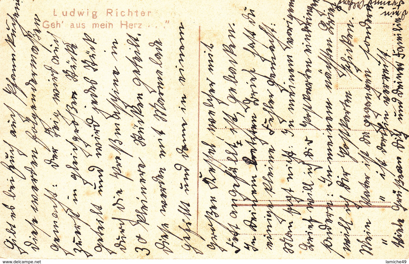 Ludwig Richter Geh’ „aus Mein Herz…“ Circulée - Richter, Ludwig