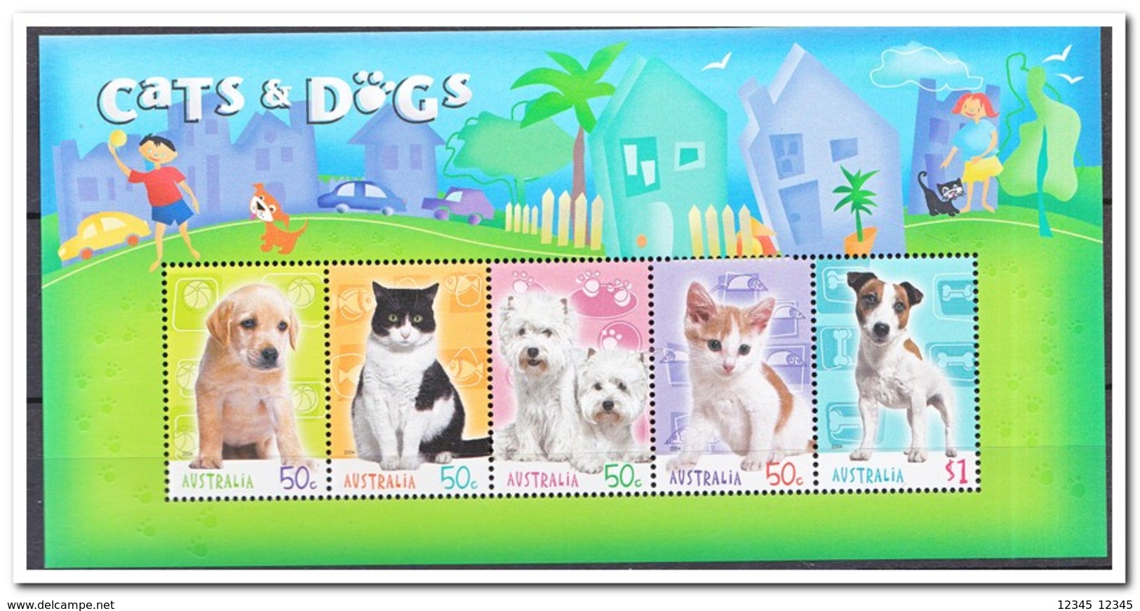 Australië 2004, Postfris MNH, Cats, Dogs - Ongebruikt