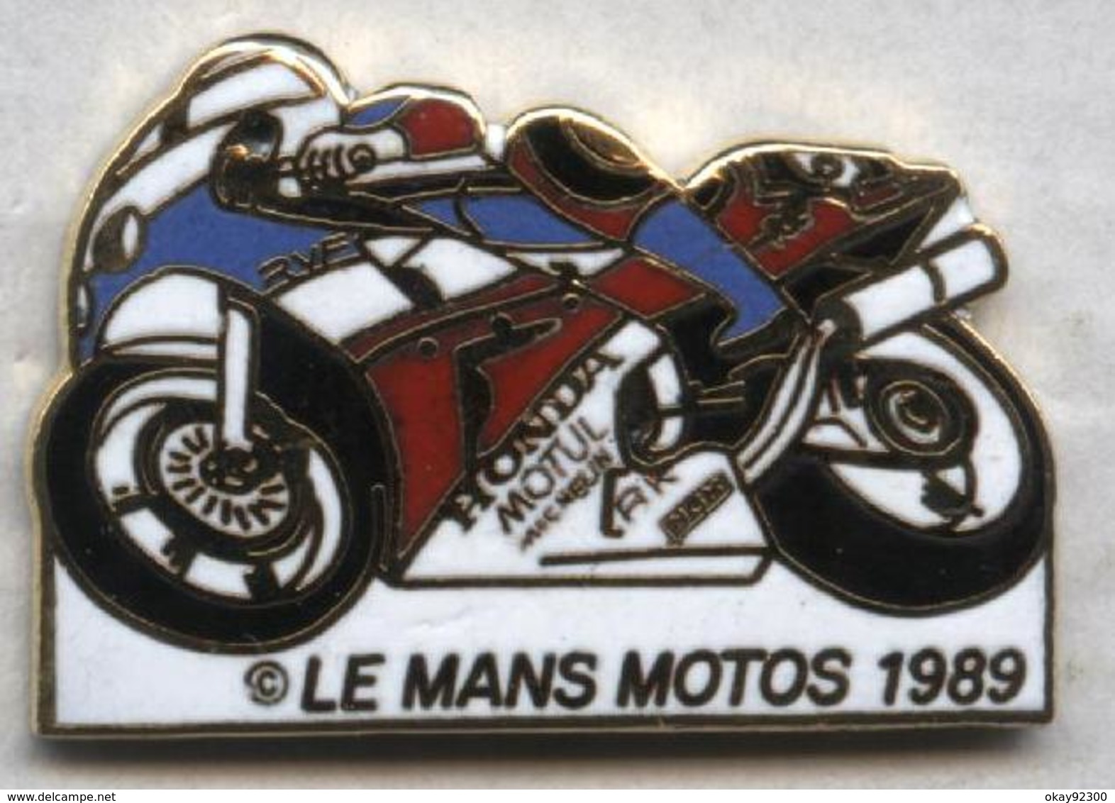 Pin's Moto Le Mans 1989 - Motos