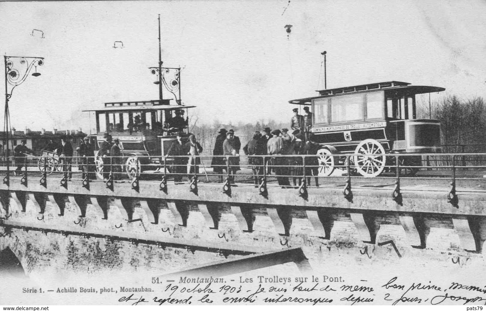 MONTAUBAN - Les Trolleys Sur Le Pont - Montauban