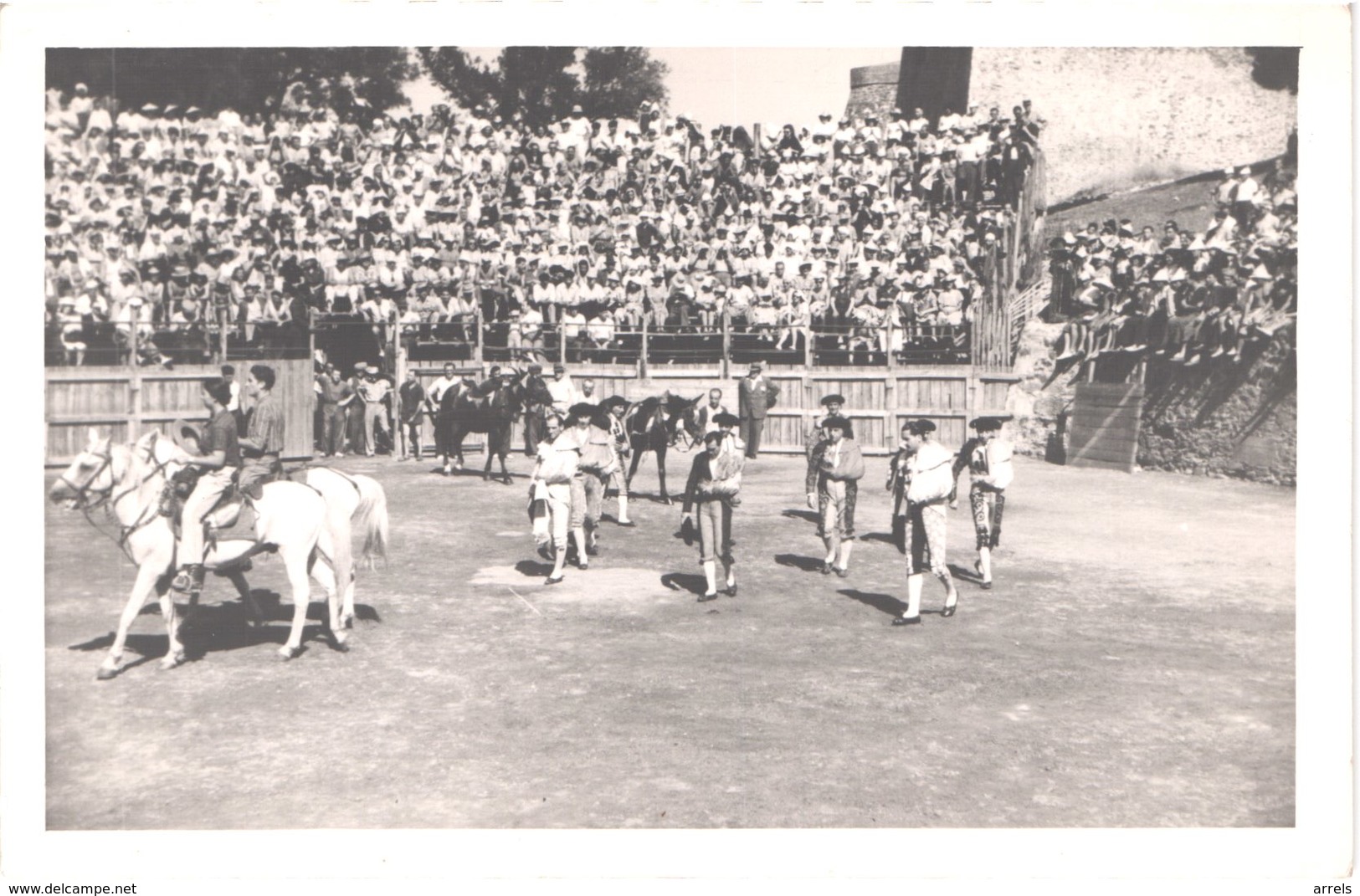 FR66 PERPIGNAN - Carte Photo CHAUVIN - CORRIDA - Entrée Des Toreros - Animée - Belle - Perpignan