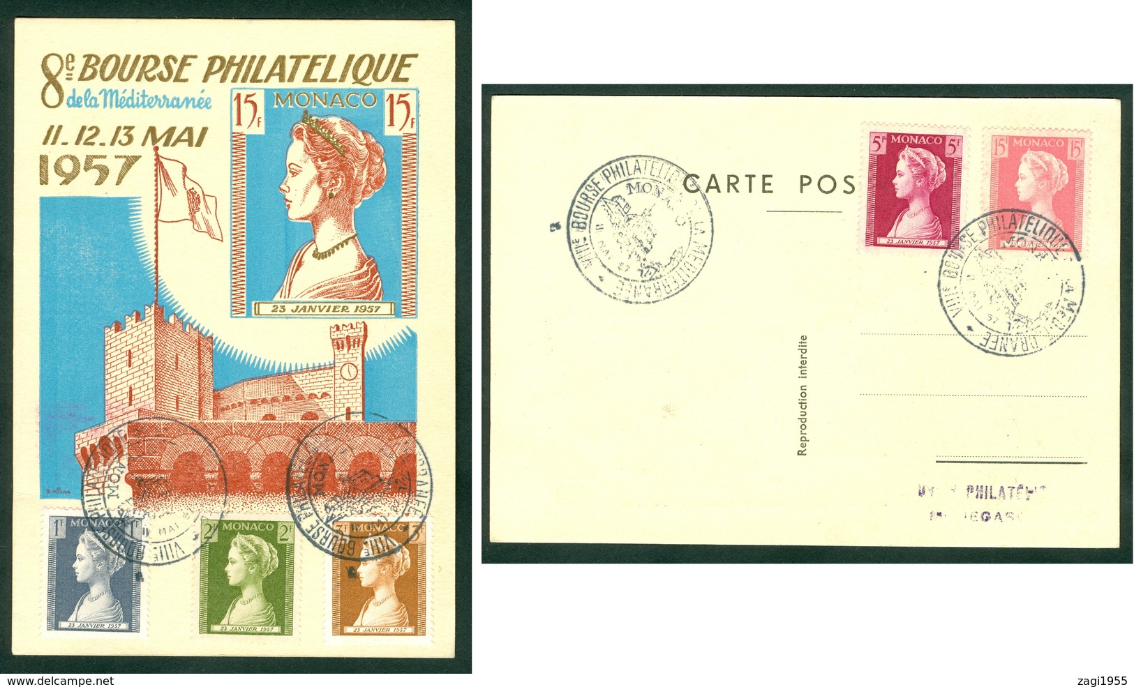 Monaco 1957 MC Grace Kelly - What More ? - Lettres & Documents