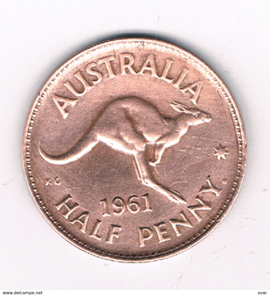 HALF PENNY 1961 AUSTRALIE /2410/ - ½ Penny