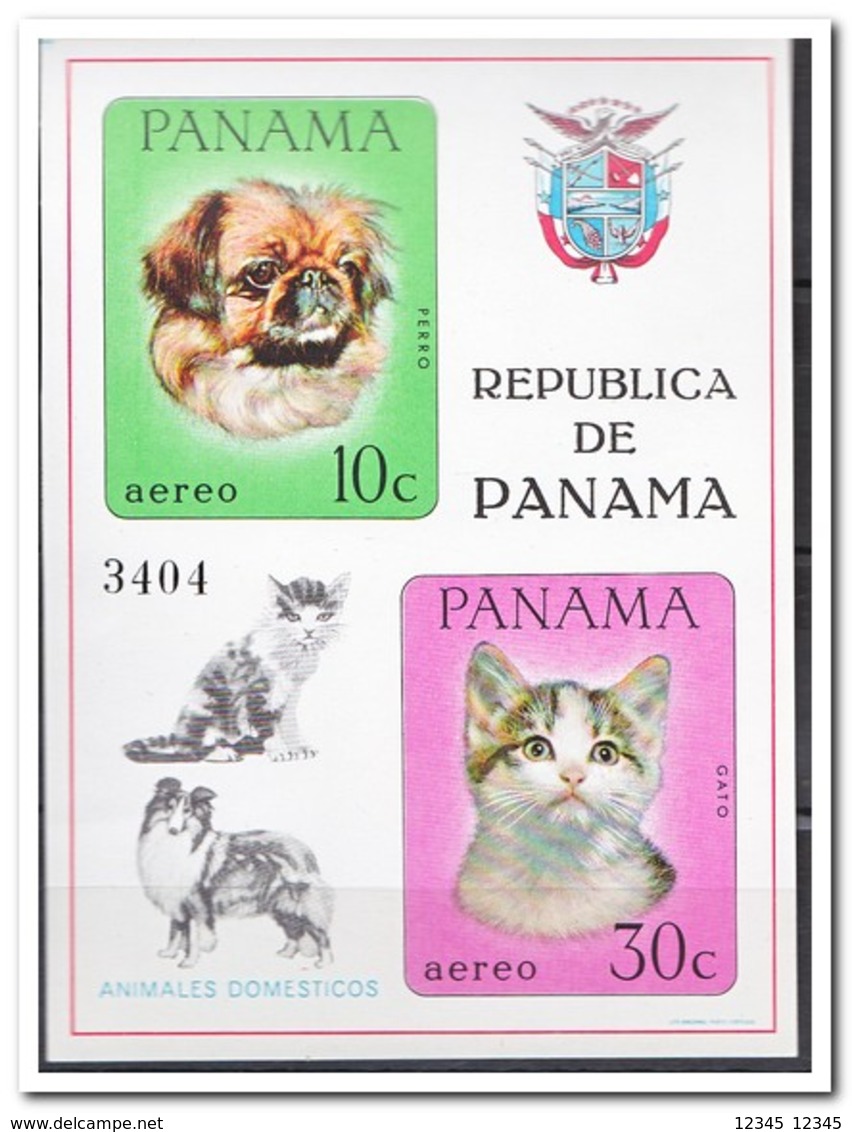 Panama 1967, Postfris MNH, Cats, Dogs - Panama